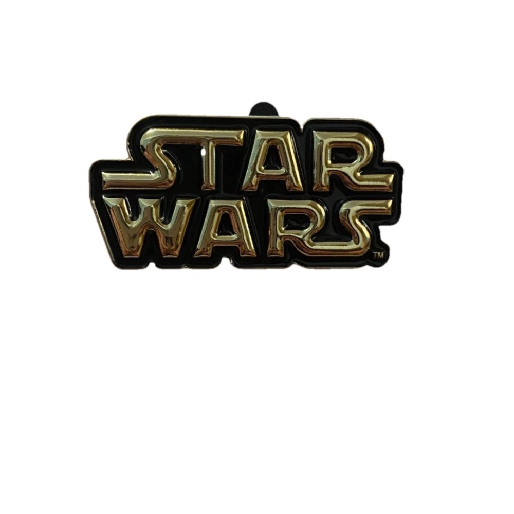 Star Wars Gold and Black Logo Pin